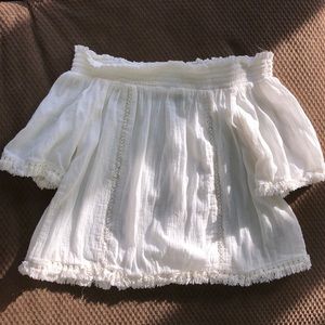 aerie off the shoulder top